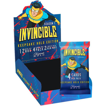 Keepsake: Invincible Season 1- Holo Hobby Box (12 Packs) Trading Cards Keepsake