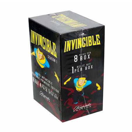 2025 Invincible Season 1 Keepsake Premiere Edition Blaster Box (8 Packs) Memorabilia Keepsake