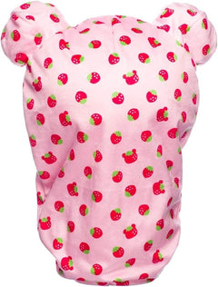 Korilakkuma San-X Original: Strawberry Pattern Pink Sleeping Bag Plush Toys & Games Rilakkuma
