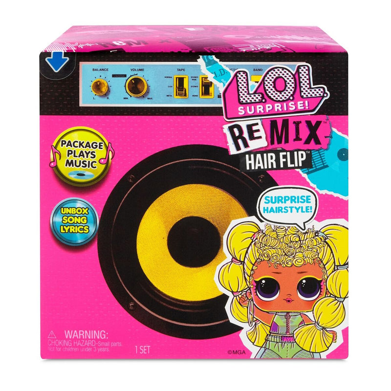 LOL Surprise Remix Hair Flip Dolls - 15 Surprises with Hair Reveal & Music - One Random Box Toys & Games LoL Surprise