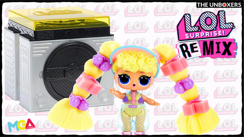 LOL Surprise Remix Hair Flip Dolls - 15 Surprises with Hair Reveal & Music - One Random Box Toys & Games LoL Surprise