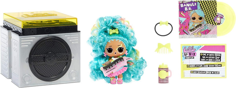 LOL Surprise Remix Hair Flip Dolls - 15 Surprises with Hair Reveal & Music - One Random Box Toys & Games LoL Surprise