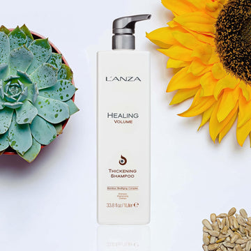 LANZA Healing Volume Thickening Shampoo 1 L (33.8 fl oz) Shampoo LANZA