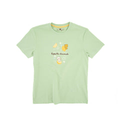 Milk Mocha Bear: Giordano x Milk Mocha Bear: Enjoy The Lemonade T-Shirts Milk Mocha Bear