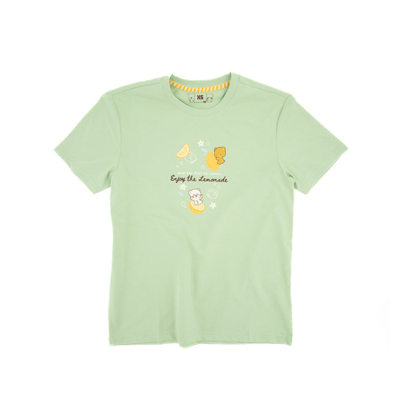 Milk Mocha Bear: Giordano x Milk Mocha Bear: Enjoy The Lemonade T-Shirts Milk Mocha Bear