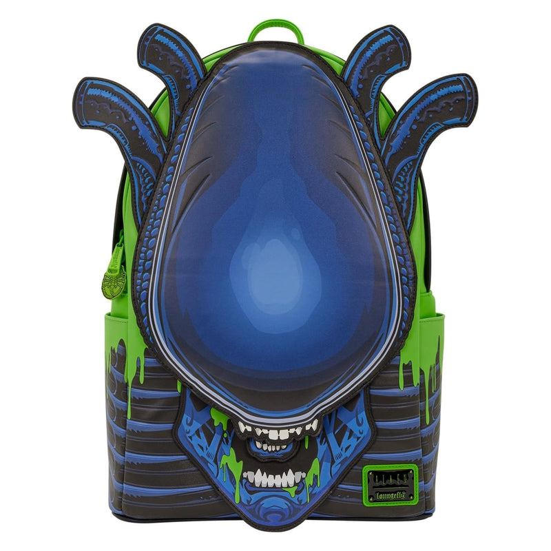 Loungefly: Alien Xenomorph Cosplay Glow Full Size Backpack Clothing and Apparel Loungefly