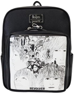 Loungefly: Beatles Revolver Album Cover with Record Coin Bag - Mini Backpack Clothing and Apparel Loungefly