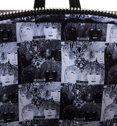 Loungefly: Beatles Revolver Album Cover with Record Coin Bag - Mini Backpack Clothing and Apparel Loungefly