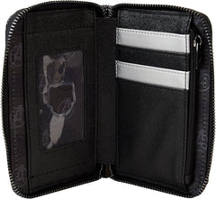 Loungefly: Black Panther Shine Black - Zip Around Purse Clothing and Apparel Loungefly