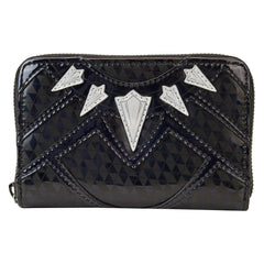 Loungefly: Black Panther Shine Black - Zip Around Purse Clothing and Apparel Loungefly