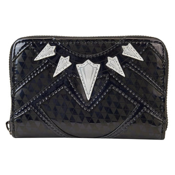Loungefly: Black Panther Shine Black - Zip Around Purse Clothing and Apparel Loungefly
