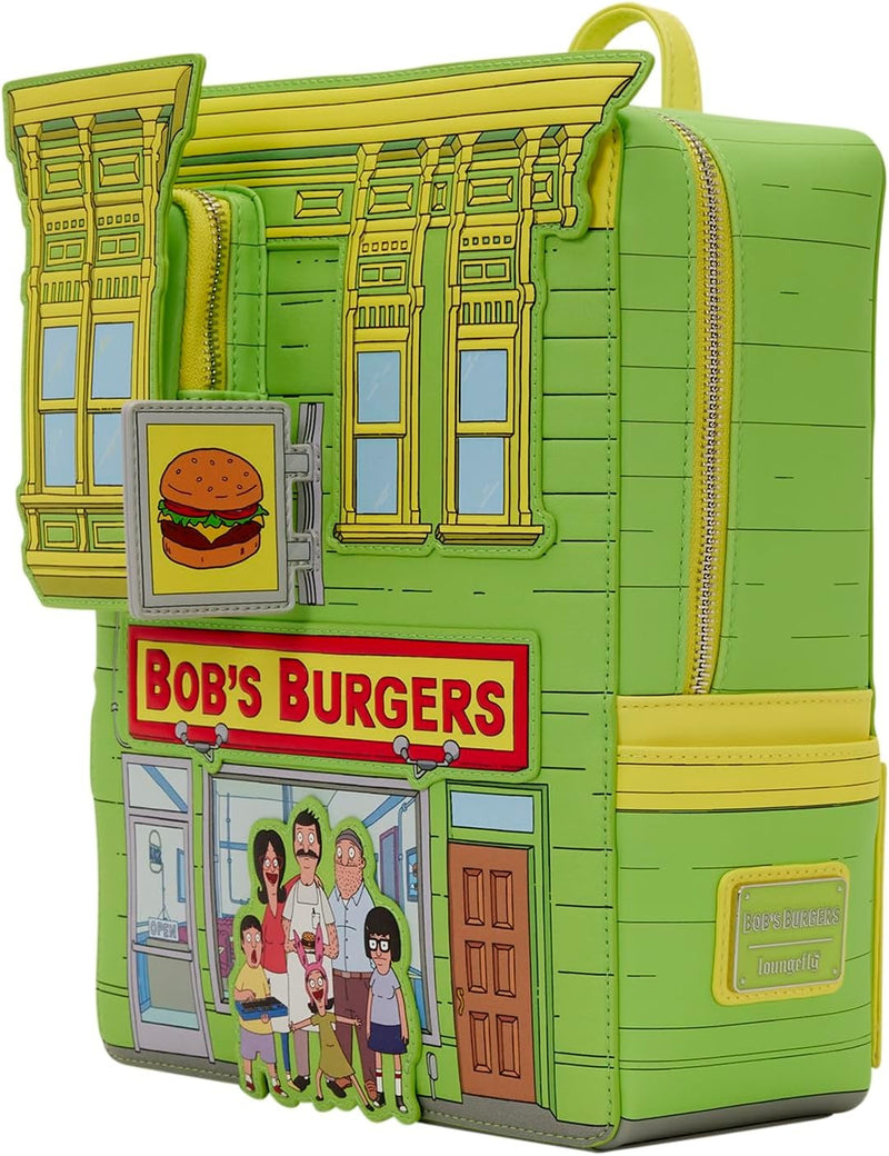 Loungefly: Bob's Burgers Restaurant Mini Backpack Clothing and Apparel Loungefly