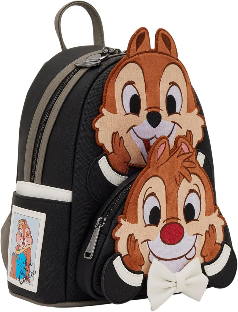 Loungefly: Chip and Dale Two Chips and A Miss Mini Backpack Clothing and Apparel Loungefly
