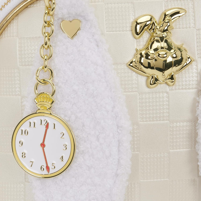 Loungefly: Disney - Alice in Wonderland White Rabbit Handbag Clothing and Apparel Loungefly