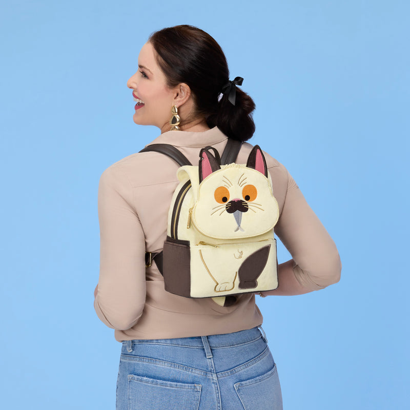 Loungefly: Disney Dogs and Cats Machiavelli Mini Backpack Clothing and Apparel Loungefly