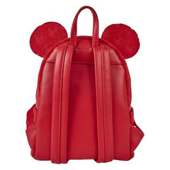 Loungefly: Disney Mickey Ears Burnout Mini Backpack Clothing and Apparel Loungefly