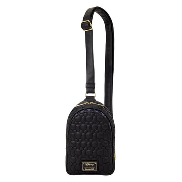 Loungefly Disney: Mickey Silhouette Convertible Sling Bag Clothing and Apparel Loungefly