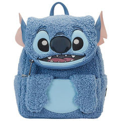 Loungefly: Disney Stitch Plush Mini Backpack Clothing and Apparel Loungefly