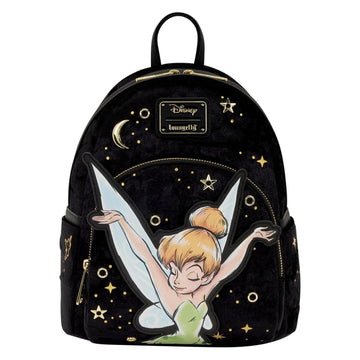 Loungefly: Disney - Tinkerbell Pixie Dust Velvet Mini Backpack Clothing and Apparel Funko