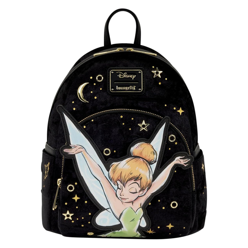Loungefly: Disney - Tinkerbell Pixie Dust Velvet Mini Backpack Clothing and Apparel Funko