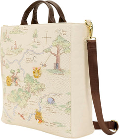 Loungefly: Disney Winnie the Pooh Perforated Tote Bag Clothing and Apparel Loungefly