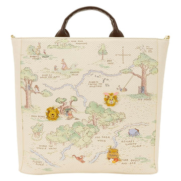 Loungefly: Disney Winnie the Pooh Perforated Tote Bag Clothing and Apparel Loungefly