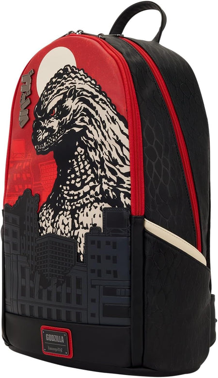Loungefly Godzilla: Full-Size Backpack Clothing and Apparel Loungefly