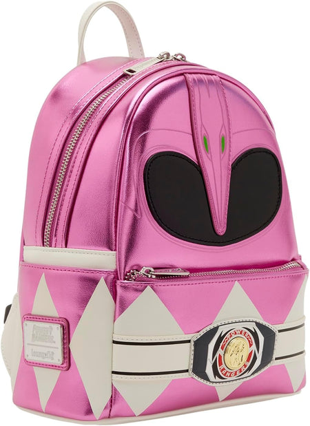 Loungefly: Hasbro Power Rangers Pink Ranger Mini Backpack Clothing and Apparel Loungefly