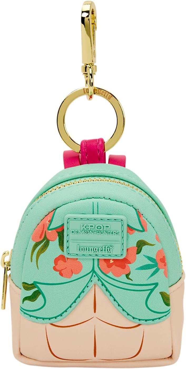 Loungefly: KPop Demon Hunter Mini Backpack Keychain Charm Clothing and Apparel Loungefly