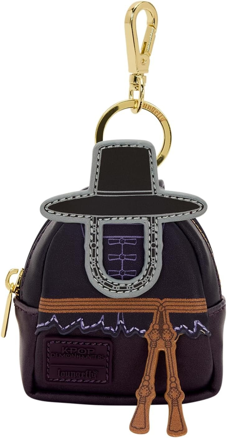 Loungefly: KPop Demon Hunter Mini Backpack Keychain Charm Clothing and Apparel Loungefly