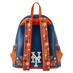 Loungefly: MLB New York Mets Floral Mini Backpack Clothing and Apparel Loungefly