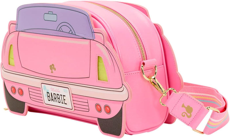 Loungefly: Mattel Barbie Car Crossbody Bag Clothing and Apparel Loungefly