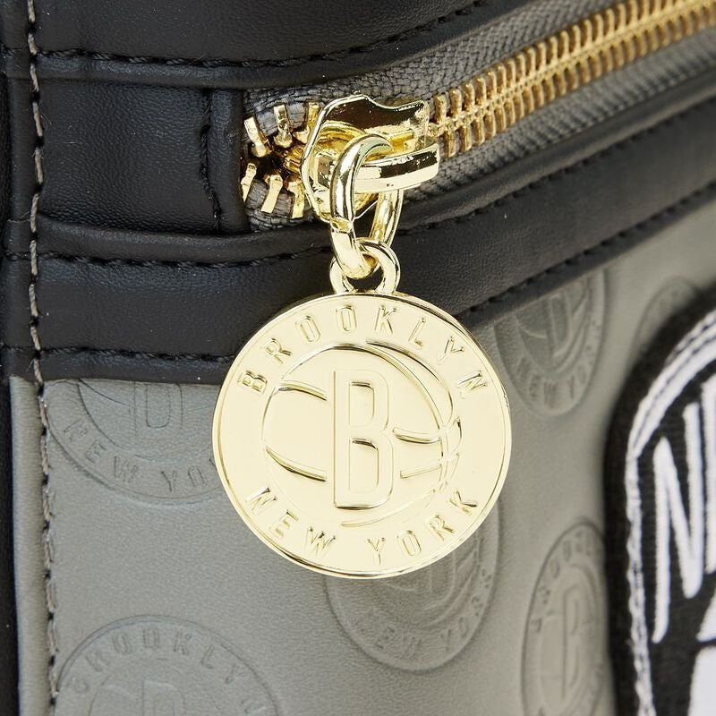 Loungefly: NBA Brooklyn Nets Patch Icons - Mini Backpack Clothing and Apparel Loungefly