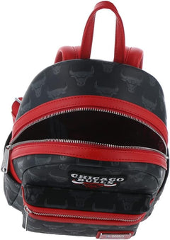 Loungefly: NBA Chicago Bulls Debossed Logo - Mini Backpack Clothing and Apparel Loungefly