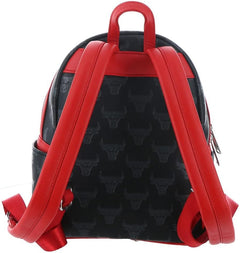 Loungefly: NBA Chicago Bulls Debossed Logo - Mini Backpack Clothing and Apparel Loungefly