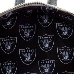 Loungefly: NFL Las Vegas Raiders Patches Mini Backpack Clothing and Apparel Loungefly
