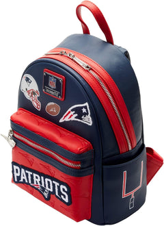 Loungefly: NFL New England Patriots Patch Icons - Mini Backpack Clothing and Apparel Loungefly