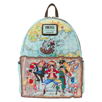 Loungefly: One Piece 25th Anniversary Straw Hat Pirates - Mini Backpack Clothing and Apparel Loungefly