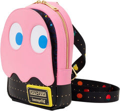 Loungefly: Pac-Man Pinky Sling Clothing and Apparel Loungefly