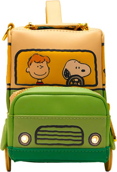 Loungefly: Peanuts Road Trip Bus Crossbody Bag Clothing and Apparel Loungefly