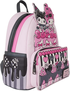 Loungefly: Sanrio My Melody and Kuromi Mini Backpack Clothing and Apparel Loungefly