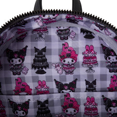 Loungefly: Sanrio My Melody and Kuromi Mini Backpack Clothing and Apparel Loungefly