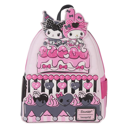 Loungefly: Sanrio My Melody and Kuromi Mini Backpack Clothing and Apparel Loungefly
