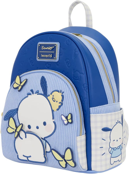 Loungefly: Sanrio - Pochacco Gingham Mini Backpack Clothing and Apparel Loungefly