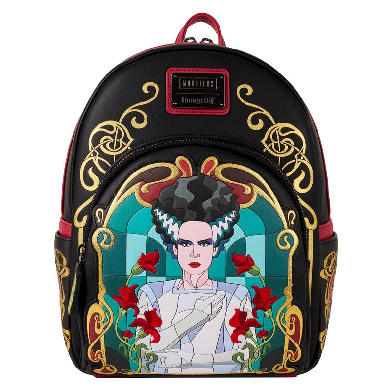 Loungefly: Universal Monsters - Bride of Frankenstein Stained Glass Mini Backpack Clothing and Apparel Funko