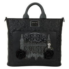 Loungefly: Wednesday Nevermore Academy Convertible Tote Bag Clothing and Apparel Loungefly