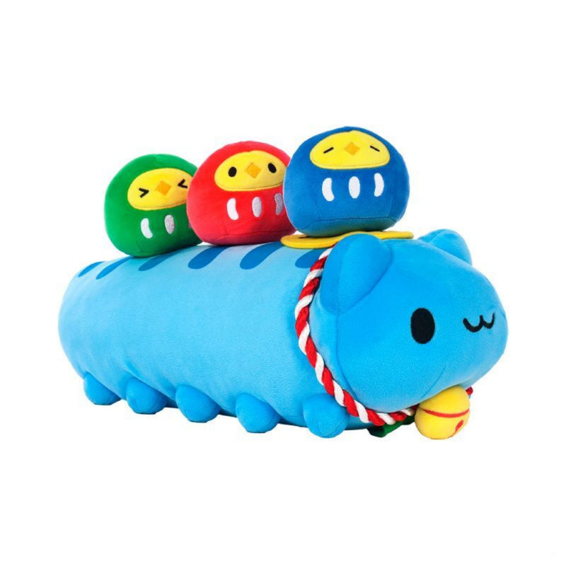 Bugcat Capoo: Lucky Capoo Soft Plush with 3 Chick Daruma Plushies Bugcat Capoo