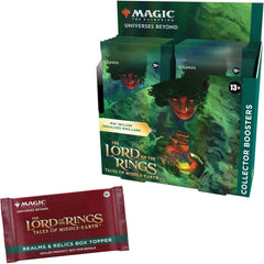 Magic: The Gathering The Lord of The Rings: Tales of Middle-Earth Collector Booster Box - 12 Packs + 1 Box Topper Card Card Game Wizards of the Coast