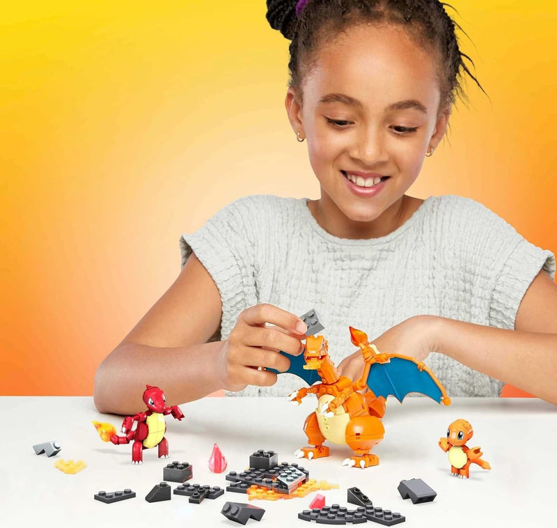 MEGA Pokemon: Charmander Evolution Set - 300 Piece Building Set Toys & Games Mattel