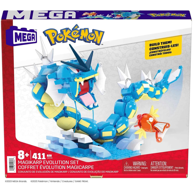 MEGA Pokemon: Magikarp Evolution Set - 411 Piece Building Set Toys & Games Mattel